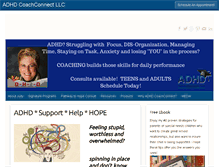 Tablet Screenshot of adhdcoachconnect.com